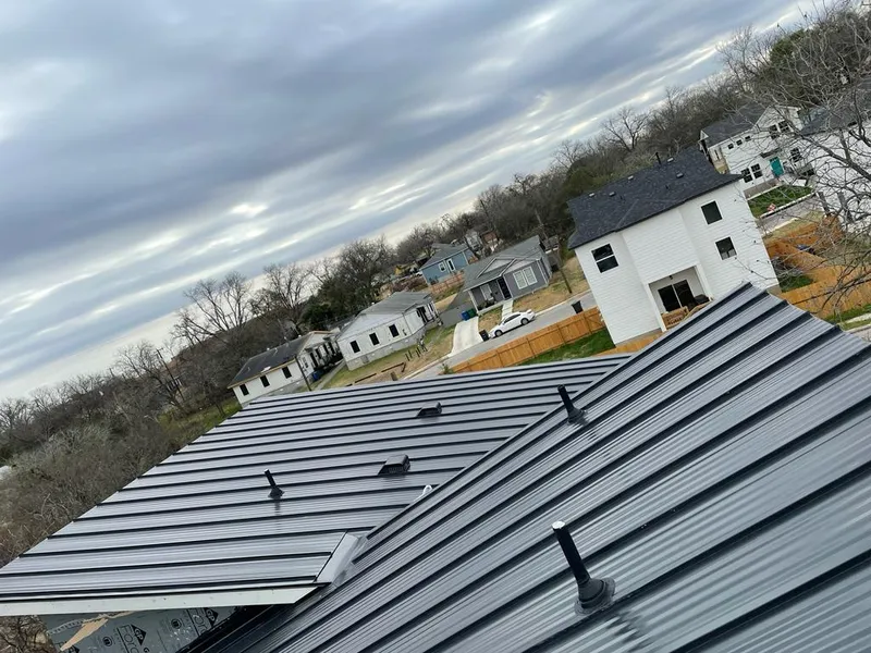 Standing seam metal roof panels with vents for Skylight Repair in Brewton